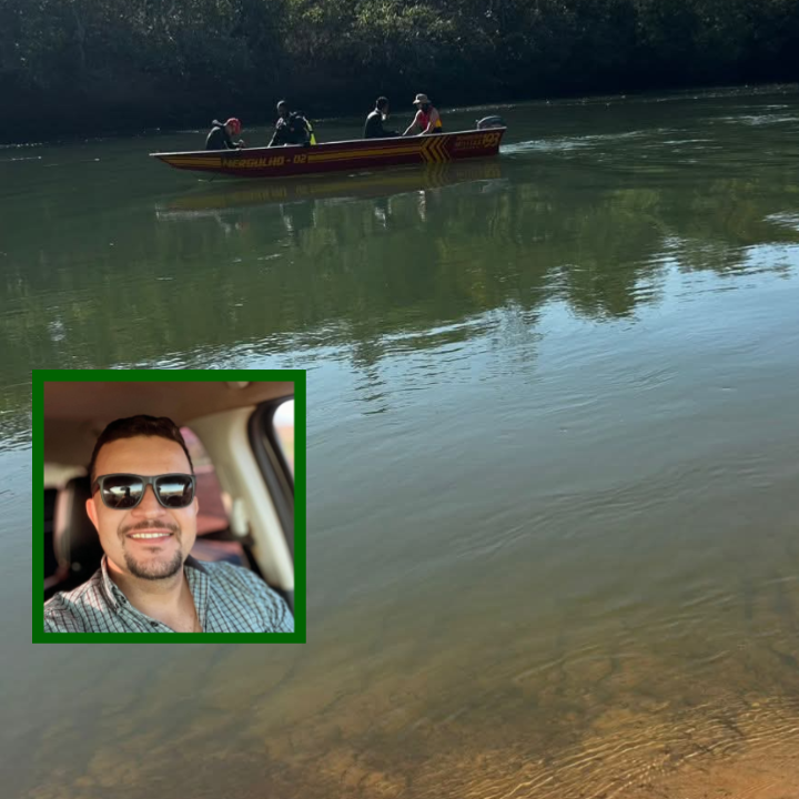 Jovem desaparece no Rio Verde e família participa das buscas em Água Clara