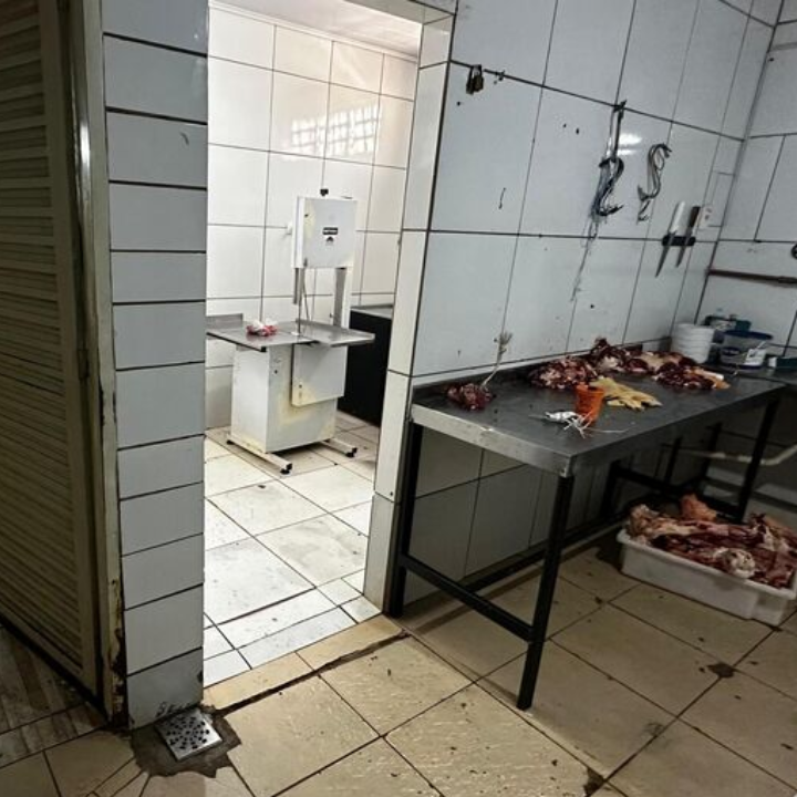 Dona de açougue é presa em Campo Grande por vender carne estragada; 400 kg foram apreendidos