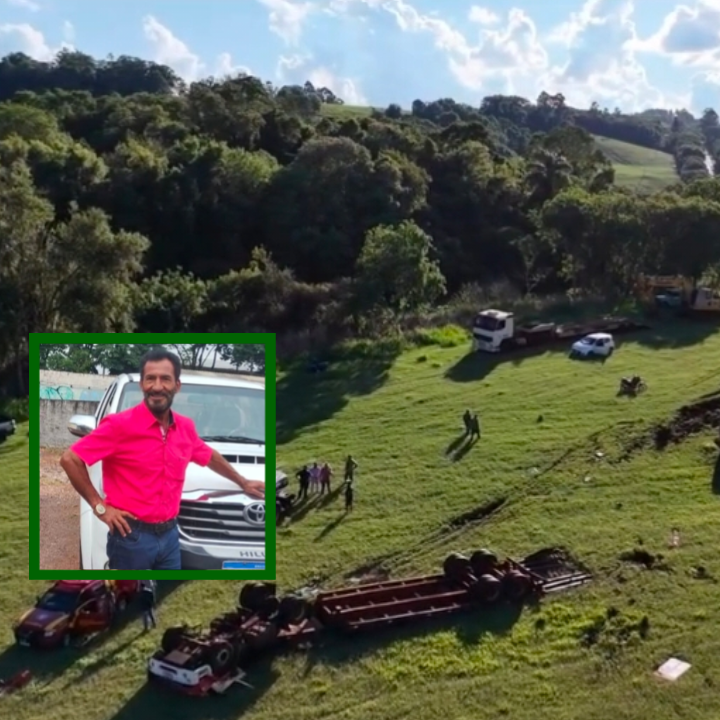Jorge Luiz Martini, ex-morador de Água Clara, morre em grave acidente no Paraná