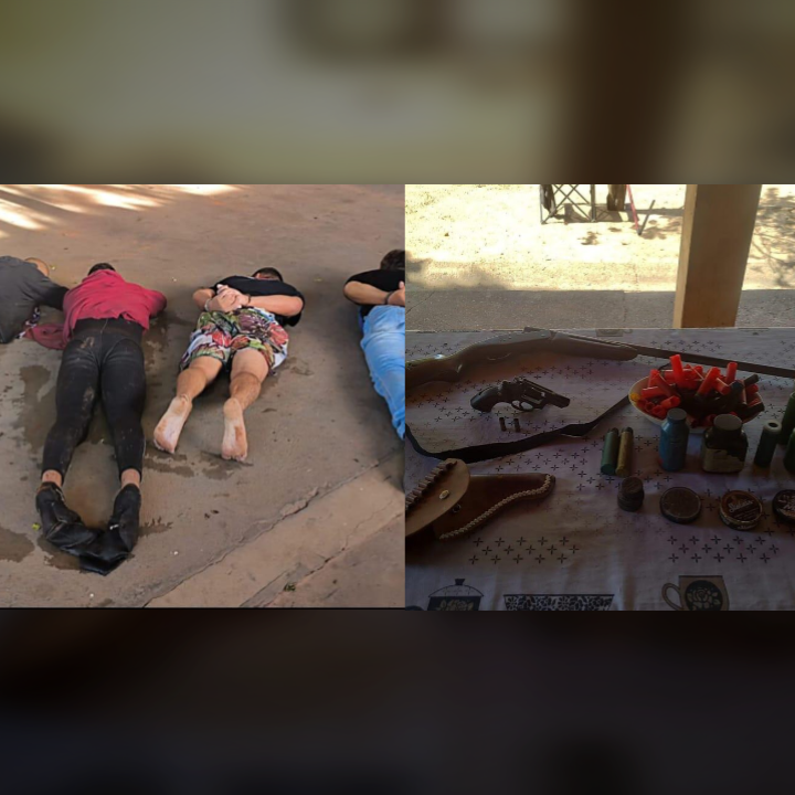 Operação contra pesca e caça termina com tiros, fuga a nado e quatro presos em Água Clara