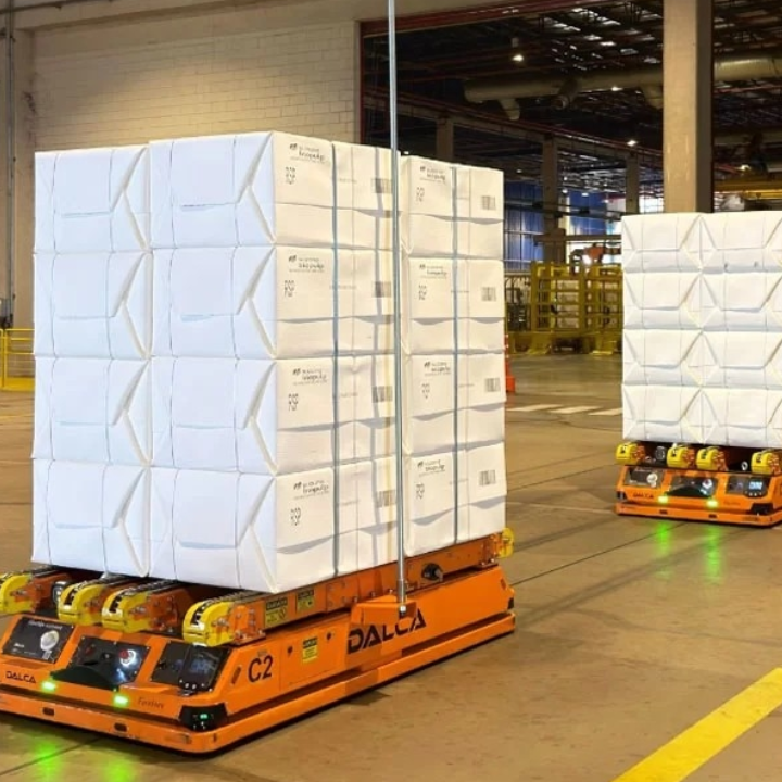 Robôs começam a substituir trabalho manual em fábrica de celulose em Ribas do Rio Pardo